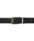 Фото #10 товара Men's Burnished Edge and Metal Loop Dress Belt, Created for Macy's