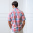 ფოტო #3 პროდუქტის Mens' Organic Cotton Short Sleeve Poplin Button Down Shirt