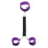 Фото #1 товара Handcuffs to Collar with Leash Adjustable Purple