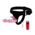 Фото #1 товара Baile Vibrating Strap-on with Dildo Pink 18 cm