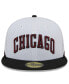 ფოტო #3 პროდუქტის Men's Black Chicago Bulls 2022/23 City Edition Official 59FIFTY Fitted Hat