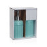 Фото #2 товара Набор для ванной с синей керамикой Versa Blue Dolomite 6,8 x 17 x 6,8 см.