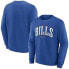 Фото #1 товара NFL Buffalo Bills Men's Varsity Letter Long Sleeve Crew Fleece Sweatshirt - S