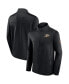 Фото #1 товара Men's Black Anaheim Ducks Authentic Pro Rink Fleece Full-zip Jacket