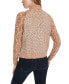 Фото #3 товара Kit & Sky Cable Knit Mock Neck Sweater Cocoa Multi S