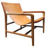 Chair DKD Home Decor Camel Light brown 66 x 73 x 77 cm