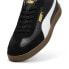 Фото #4 товара Puma Club II Era 39744702 Mens Black Leather Lifestyle Sneakers Shoes