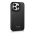 Skórzane etui iPhone 14 Pro z klapką magnetyczne MagSafe CE Premium Leather czarny