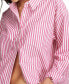 ფოტო #4 პროდუქტის Women's Striped Cotton Boyfriend Prep Shirt