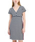 Фото #4 товара Women's Striped A-Line Dress