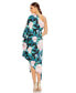 ფოტო #4 პროდუქტის Women's Ieena Floral Print One Shoulder Cape Sleeve Dress