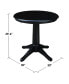 Фото #6 товара 30" Round Top Pedestal Table- 28.9"H