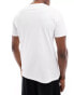 Tommy Hilfiger logo stripe lounge t shirt in white