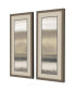 Neutral Sandbar Panel Framed Art, Set of 2