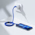 Фото #10 товара Kabel przewód do szybkiego ładowania i transferu danych USB-C Iphone Lightning 20W 1.2m niebieska