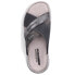 Comfortable Rieker M RKR581 gray flip-flops