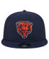 Men's Navy Chicago Bears Main Trucker 9Fifty Snapback Hat