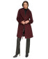 Фото #5 товара Women's Shawl-Collar Wool Blend Wrap Coat