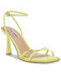 Фото #1 товара Women's Zarya Strappy Flared-Heel Dress Sandals