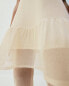 Фото #7 товара Трикотажное платье с отделкой из органзы ZARA