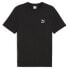 Фото #1 товара Puma Classics Small Logo Crew Neck Short Sleeve T-Shirt Mens Black Casual Tops 6