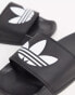 adidas Originals Adilette Lite sliders in black