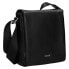 Ladies leather crossbody handbag 15016 - Blk