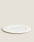 Round bone china serving dish