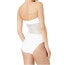 Bleu Rod Beattie Women's 189143 Bandeau Mio One Piece Swimsuit White Size 8