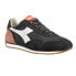 Фото #3 товара Diadora Equipe Suede Sw Lace Up Mens Black Sneakers Casual Shoes 175150-80016