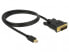 Фото #3 товара Delock 83988 - 1 m - Mini DisplayPort - DVI-D - Male - Male - Gold