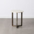 Side table Brown Beige Mother of pearl MDF Wood 45 x 45 x 55 cm