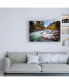 Фото #3 товара Michael Broo Teton River Rush Canvas Art - 19.5" x 26"