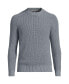 Фото #2 товара Big & Tall Cotton Drifter Saddle Crewneck Shaker Sweater