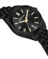 Salvatore Men's Swiss Classic Black Ion-Plated Stainless Steel Bracelet Watch 42mm