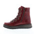 Фото #3 товара Fly London Roxy ROXY094FLY-003 Womens Red Leather Lace Up Casual Dress Boots 36