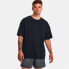 UNDER ARMOUR Oversized Heavyweight short sleeve T-shirt Черно-белый, 3XL - фото #2