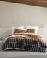 Фото #1 товара Tiiliskivi Raita Cotton 3 Piece Duvet Cover Set, Full/Queen