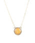 ფოტო #2 პროდუქტის River Rocks Genuine Orange Quartz Abstract Pendant Necklace