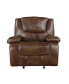 Фото #1 товара White Label Ouray 40" Leather Glider Reclining Chair