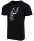 Men's Lamarcus Aldridge Black San Antonio Spurs Team Playmaker Name and Number T-shirt