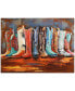 Empire Art Cowboy’s Boots Mixed Media Iron Hand Painted Dimensional Wall Art, 30" x 40" x 2.4"