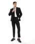 Фото #4 товара ASOS DESIGN slim fit wool mix suit jacket in black twill