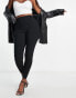 Фото #4 товара ASOS DESIGN Hourglass high waist skinny fit tailored trousers in black