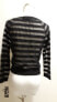 Inc International Concepts Striped Illusion Pullover Sweater Black Metallic S