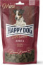 Фото #1 товара Лакомство для собак Happy Dog Soft Snack Mini Afryka, премиум, струсь, 100 г, для собак до 10 кг