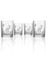 Фото #1 товара Стаканы дабл олд фэшн с изображением цапель Rolf Glass - набор из 4 шт.