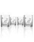 Фото #1 товара Стаканы дабл олд фэшн с изображением цапель Rolf Glass - набор из 4 шт.