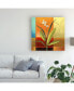 Pablo Esteban Wide Palm on Patches Canvas Art - 36.5" x 48"