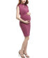 ფოტო #3 პროდუქტის Maternity High Neck Bodycon Dress